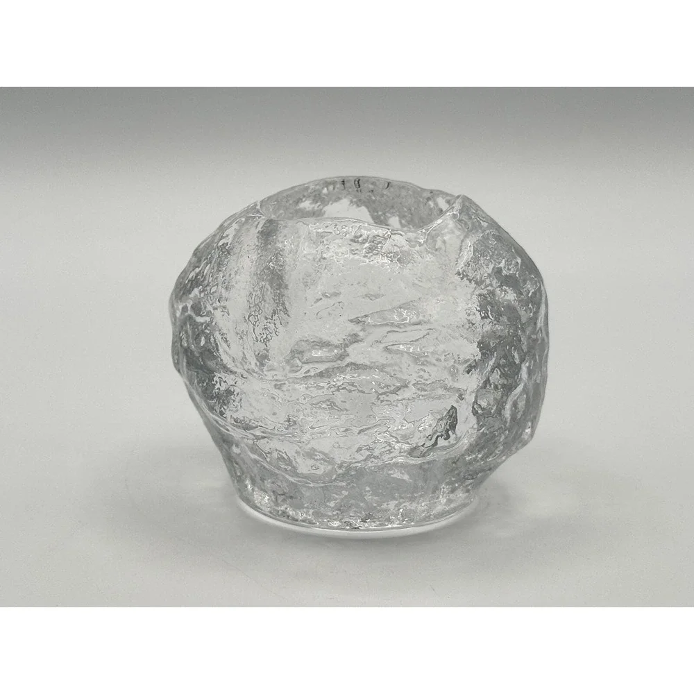 Kosta Boda Clear Glass Votive Candle Holder — Scandinavian 